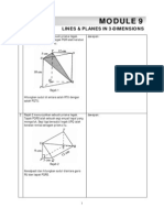 Modul 9 LINES and PLANE