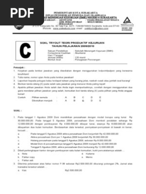 Get Soal Teori Kejuruan Akuntansi Dan Kunci Jawaban Pdf Background
