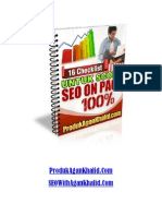 SEO Onpage Checklist 100% PDF