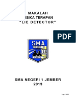 Makalah Mengenai Cara Pembuatan Lie Detector