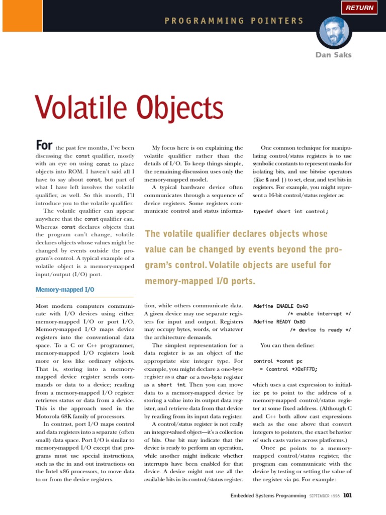 Is Pointer Volatile? : c++ – EIYUB