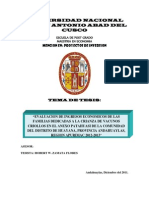 Proyecto de Investigacion Tema Tesis