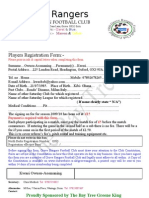 X Registration Form 2009-2010