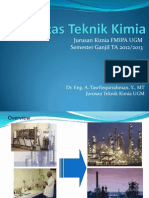 Jurusan Kimia FMIPA UGM Semester Ganjil TA 2012/2013