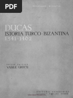 Ducas, Istoria Turco-Bizantina | PDF