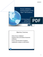 Process Validation - Practicle Aspects - ISPE PDF