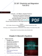 EE 307 Chapter 9 - Maxwells Eqns