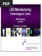 LED Manufacturing LED Manufacturing: Technologies & Costs