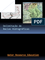 Delimitação de Bacias Hidrográficas