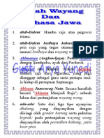 Istilah Wayang Dan Bahasa Jawa PDF