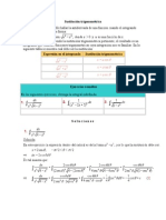 Integral Sustitucion Trigonometrica