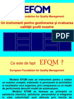 Modelul EFQM (Propunere de Aplicare)