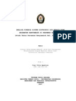 Contoh Analisa Distribusi Air PDAM PDF