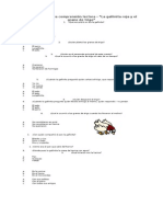 Prueba formativa comprensión lectora