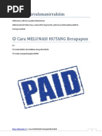 Download Cara Melunasi Hutang Berapapun by Ali Akbar SN181003294 doc pdf