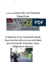 Conclusiones de Las Practicas Deportivas