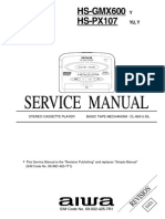 HS-GMX600 HS-PX107: Service Manual