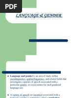 Download LANGUAGE  GENDERppt by anushaymetla SN181009138 doc pdf