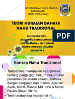 Teori Huraian Bahasa Nahu Tradisional