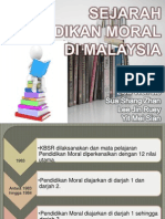 Sejarah Dan Kepentingan Pendidikan Moral Di Malaysia