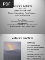 Download Riddett Victoria Bushfires Australia Power Point Presentation by United States National Committee of the International Council on Monuments and Sites SN18101506 doc pdf