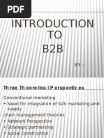 Introduction To B2B Marketing