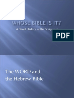 #3. Whose Bible is It.03 Version