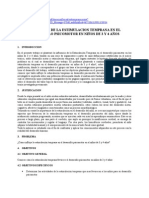 INFLUENCIA DE LA ESTIMULACION TEMPRANA EN EL DESARROLLO PSICOMOTOR EN NIÑOS DE 3 Y 4 AÑOS Ok