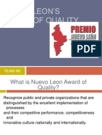 Nuevo Leon Award of Quality