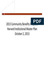 Harvard Community Benefits Presentation - October 2, 2013