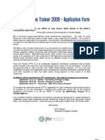Application Form 2009