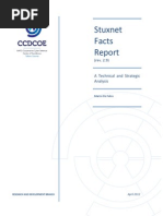 De Falco, Marco - (CCDCOE) Stuxnet Facts Report - A Technical and Strategic Analysis PDF