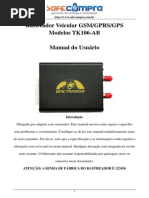 Manual de instrução TK-106AB - Português