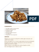 Apple Crisp