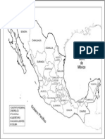 Mapa de México Con Division Politica