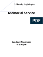 Memorial Service 2013