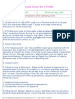 Casualty Circular No. 5 of 2003: No. 11-NT (30) /2001 Dated 1st Sept. 2003