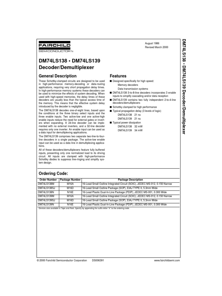 sn74138 PDF | PDF | Technology & Engineering