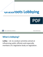 Grassroots Lobbying PDF