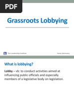 Grassroots Lobbying PDF