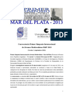 Convocatoria MdP