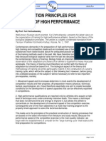 Organization Principles For Training of High Performance Athletes PDF
