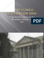 Clase Incial Curso de Litigacion Oral2013