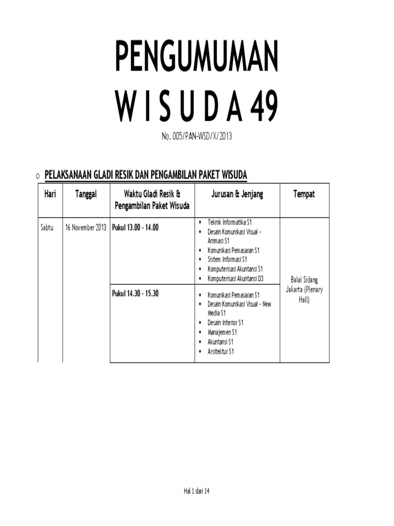 Wisuda PDF | PDF