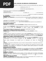 Locacion de Servicios