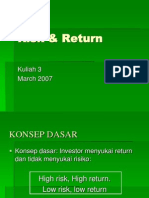Kuliah 3 Risk and Return.ppt
