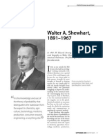 STATISTICIANS IN HISTORY: WALTER A. SHEWHART