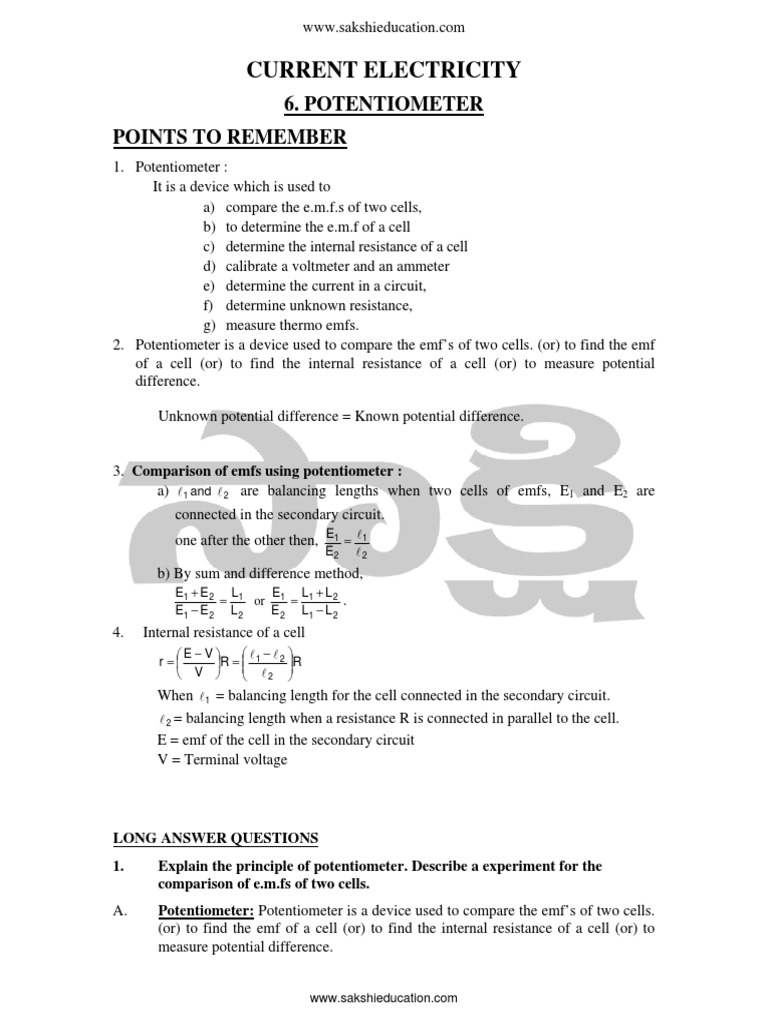 06 5 Potentiometer PDF PDF Electricity