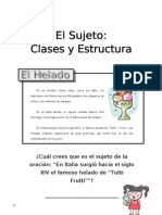 El Sujeto. Clases y Estructu