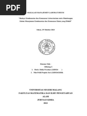 Makalah Manajemen Laboratorium Print Doc